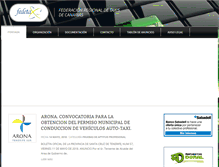 Tablet Screenshot of fedetax.es